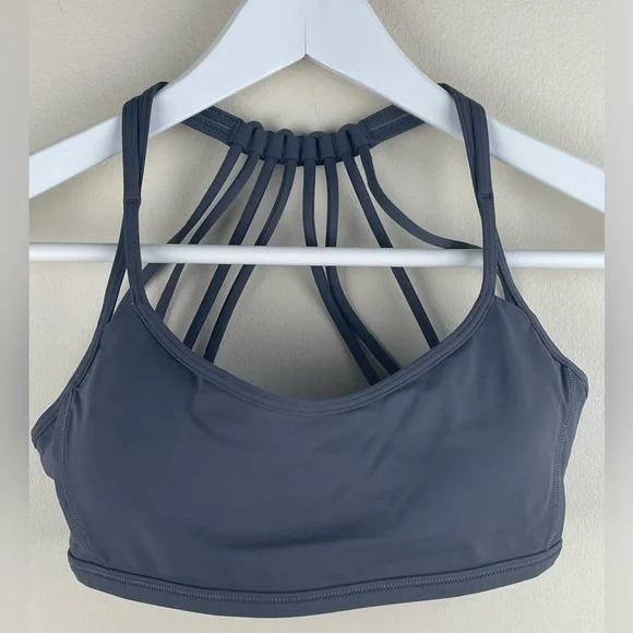 Lululemon Lighten Up Bra GREY with Pads - Picture 2 of 6